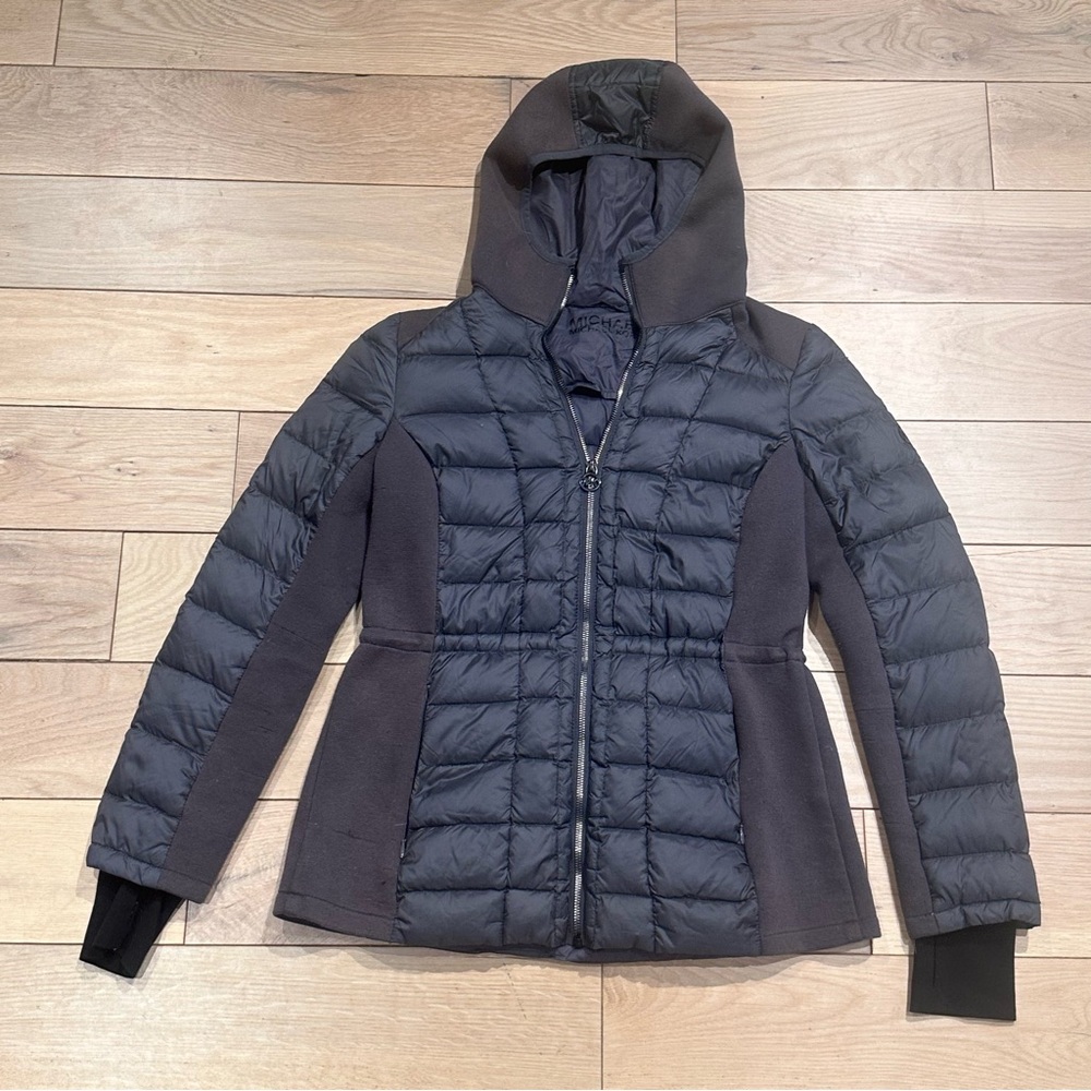 Michael Kors Grey Quilted Jacket